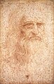 Leonardo da Vinci, 'Portrait of a man in red chalk'., c. 1512